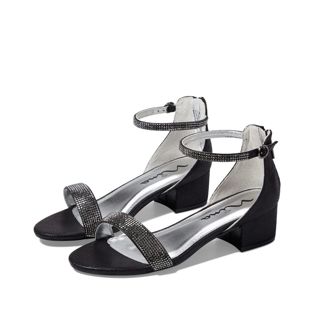 Nina Girls Valetta (Little Kid/Big Kid) Black Shimmer 2 Little Kid M